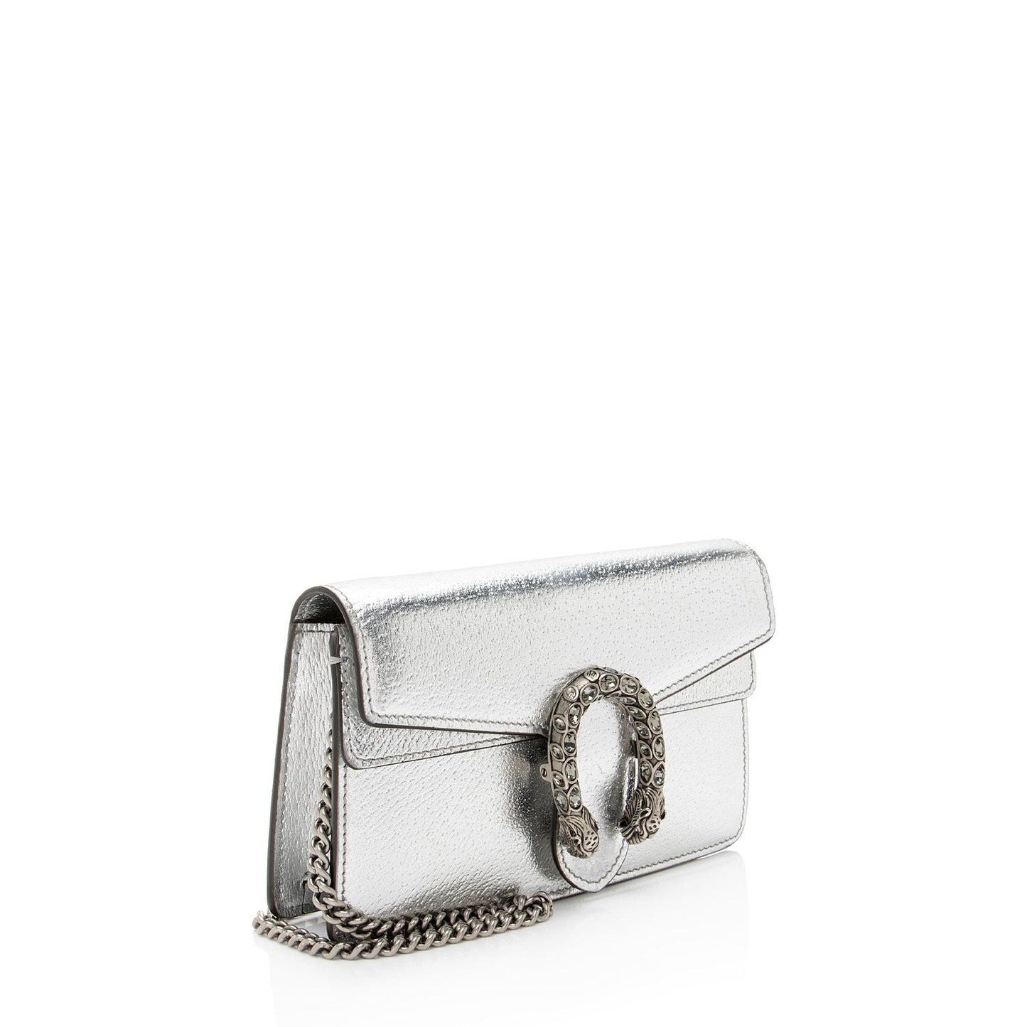 Gucci Metallic Leather Dionysus Super Mini Bag