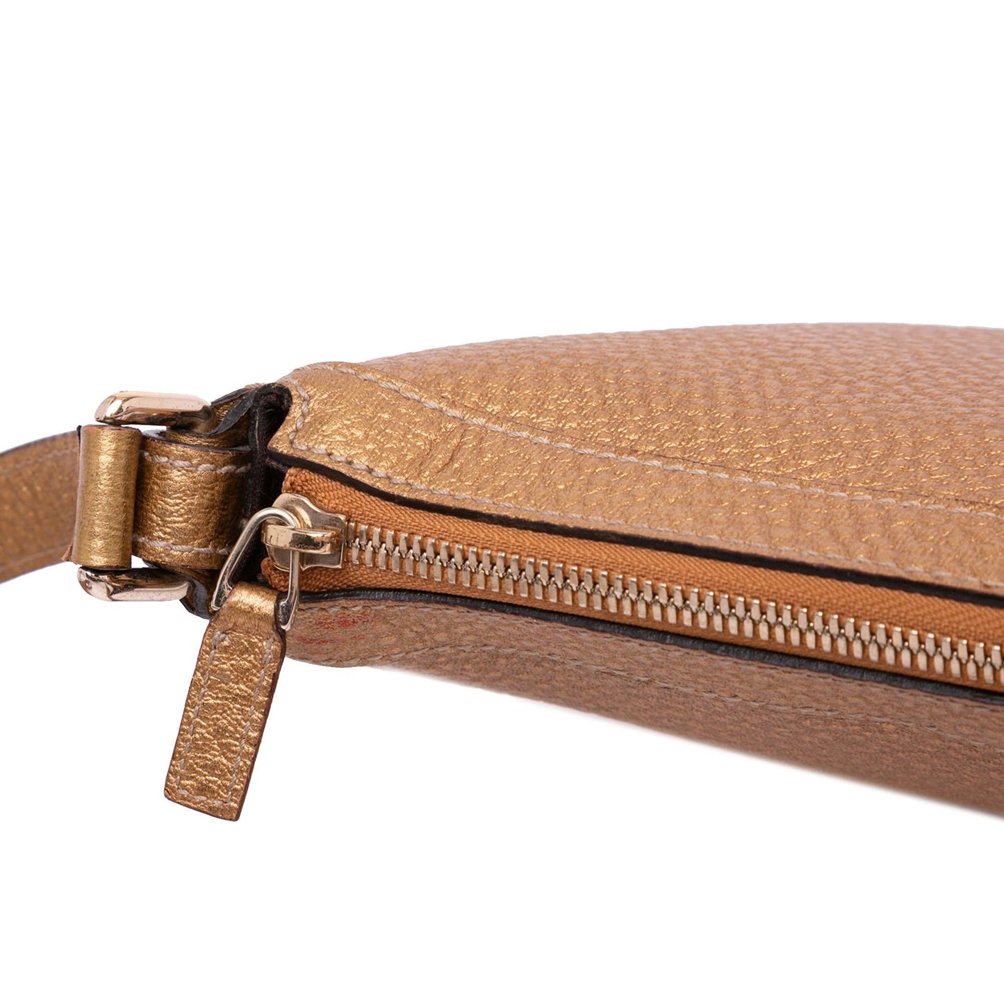 Gucci Metallic Leather Horsebit Crossbody