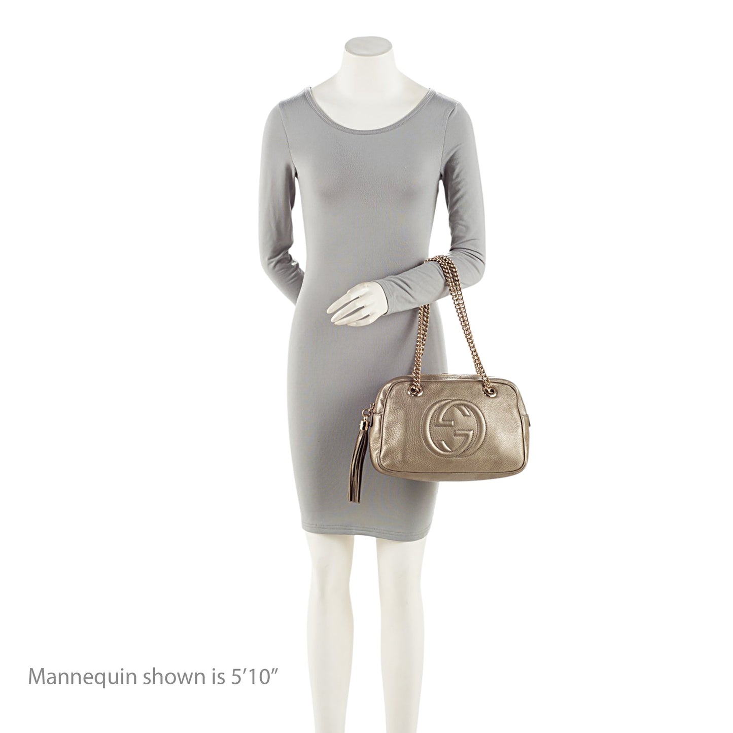 Gucci Metallic Leather Soho Chain Shoulder Bag
