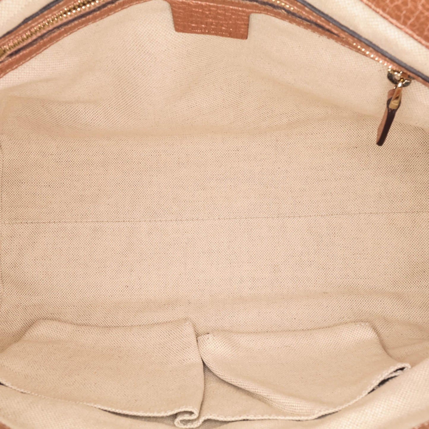Gucci Metallic Pebbled Calfskin Bella Satchel