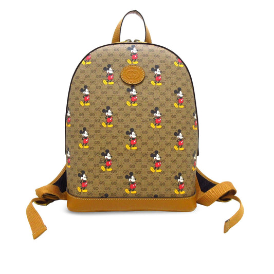 Gucci Micro GG Mickey Mouse Dome Backpack (SHG-iWbvmR)