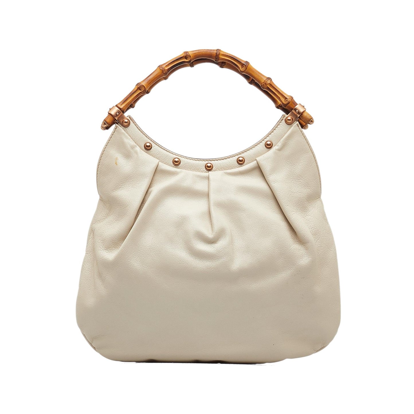 Gucci Mini Bamboo Studded Hobo (SHG-rQvld0)