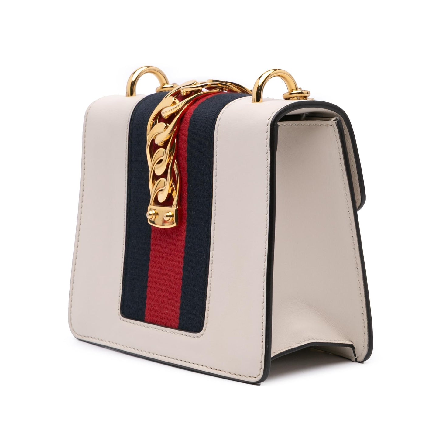 Gucci Mini Calfskin Sylvie Chain Crossbody
