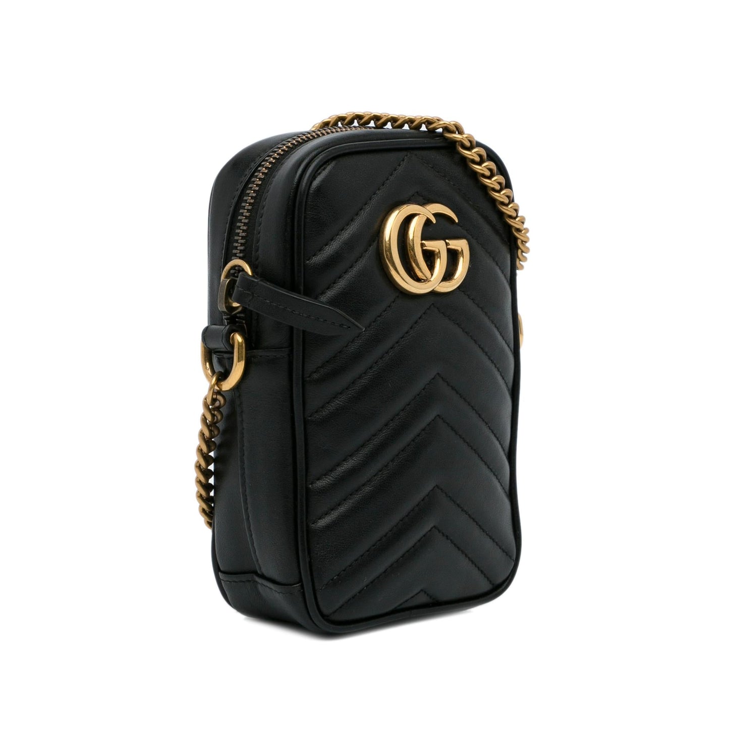 Gucci Mini GG Marmont Crossbody Bag (SHG-lsXYA5)