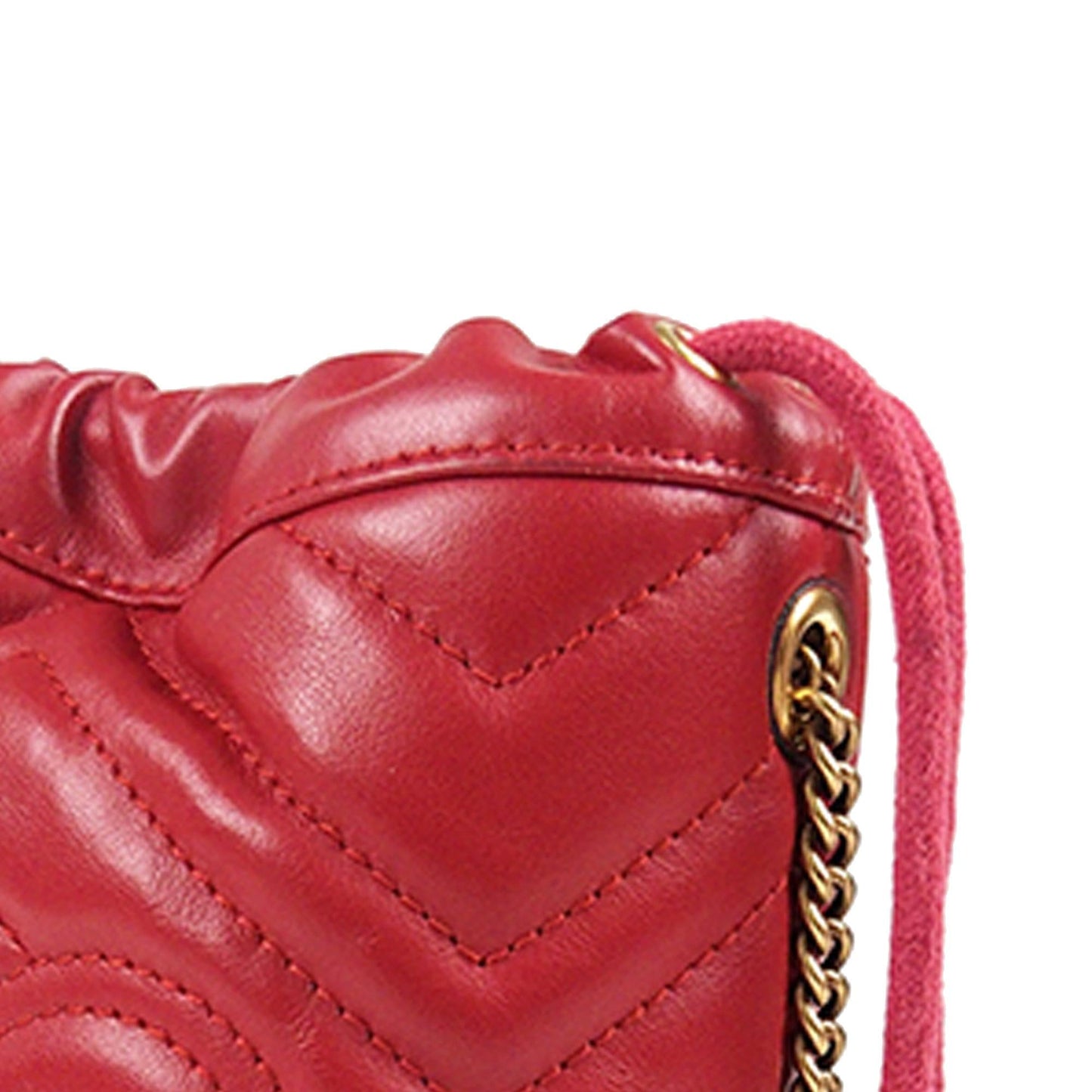 Gucci Mini GG Marmont Matelasse Bucket Bag (SHG-XIRopl)