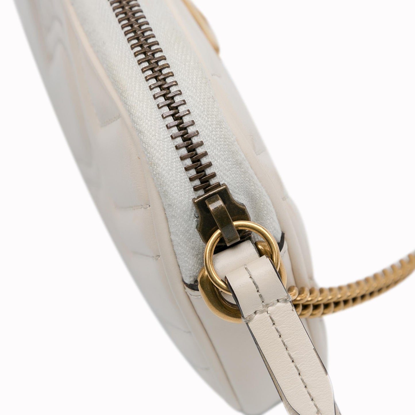 Gucci Mini GG Marmont Matelasse Camera Crossbody Bag (SHG-ORpyrF)