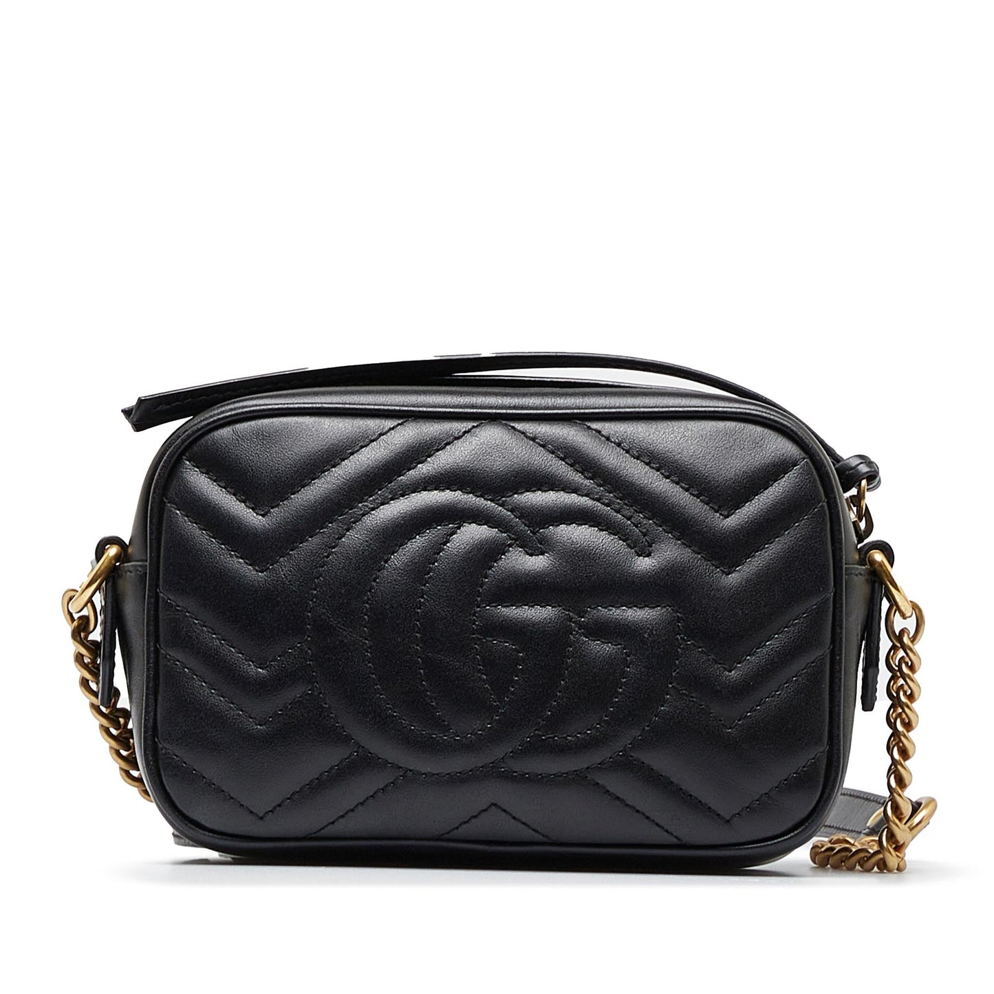 Gucci Mini GG Marmont Matelasse Crossbody Bag (SHG-uuNtOh)