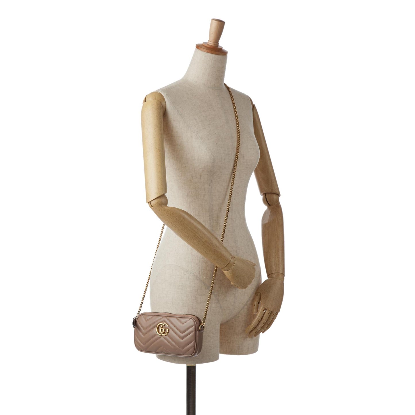 Gucci Mini GG Marmont Matelasse Crossbody (SHG-lhU1gO)