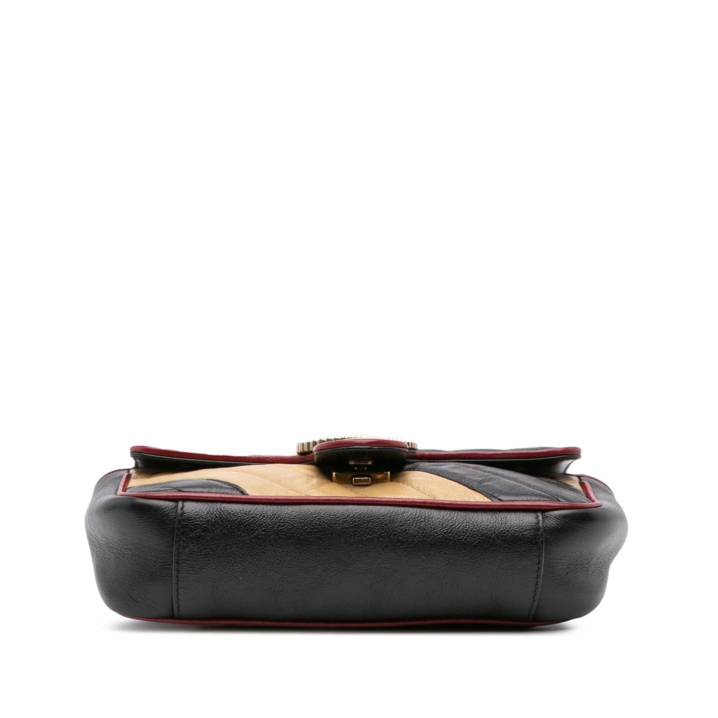 Gucci Mini GG Marmont Matelasse Leather Torchon Flap Crossbody