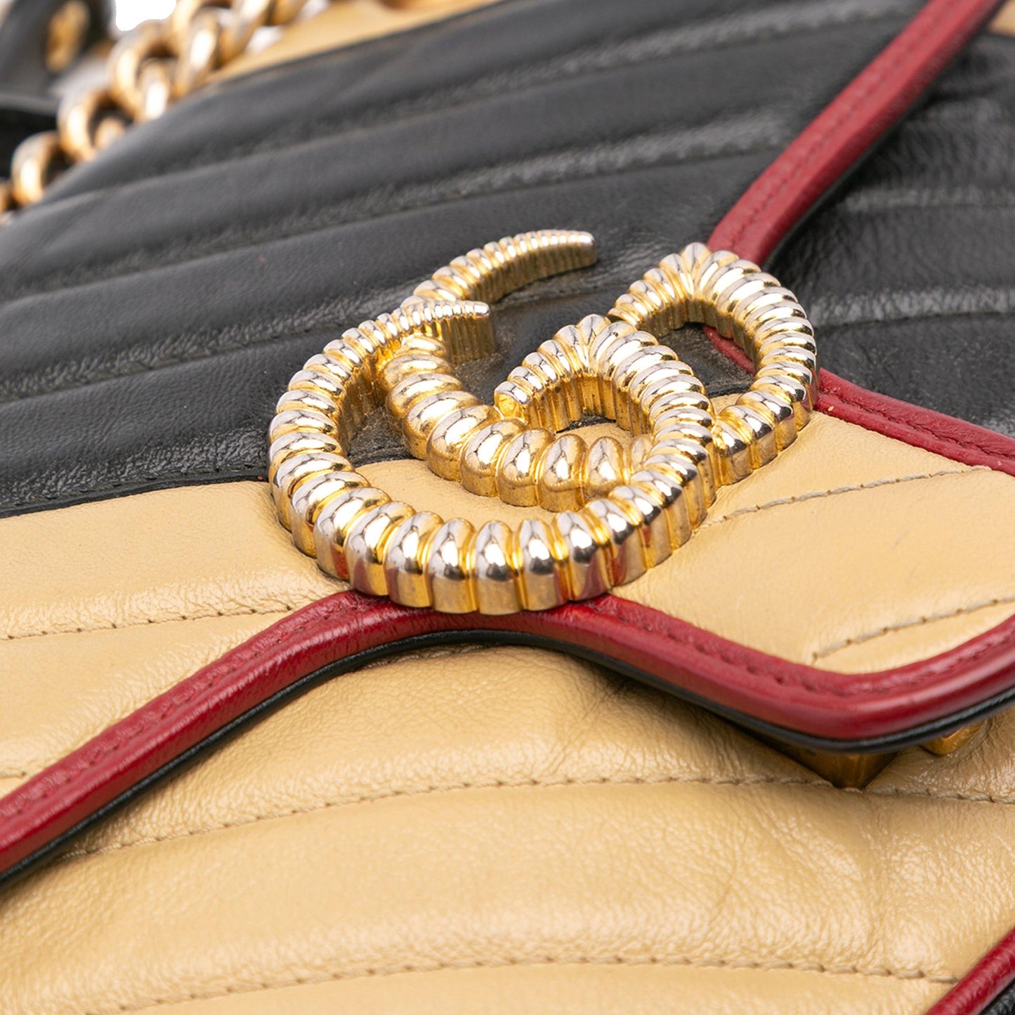 Gucci Mini GG Marmont Matelasse Leather Torchon Flap Crossbody