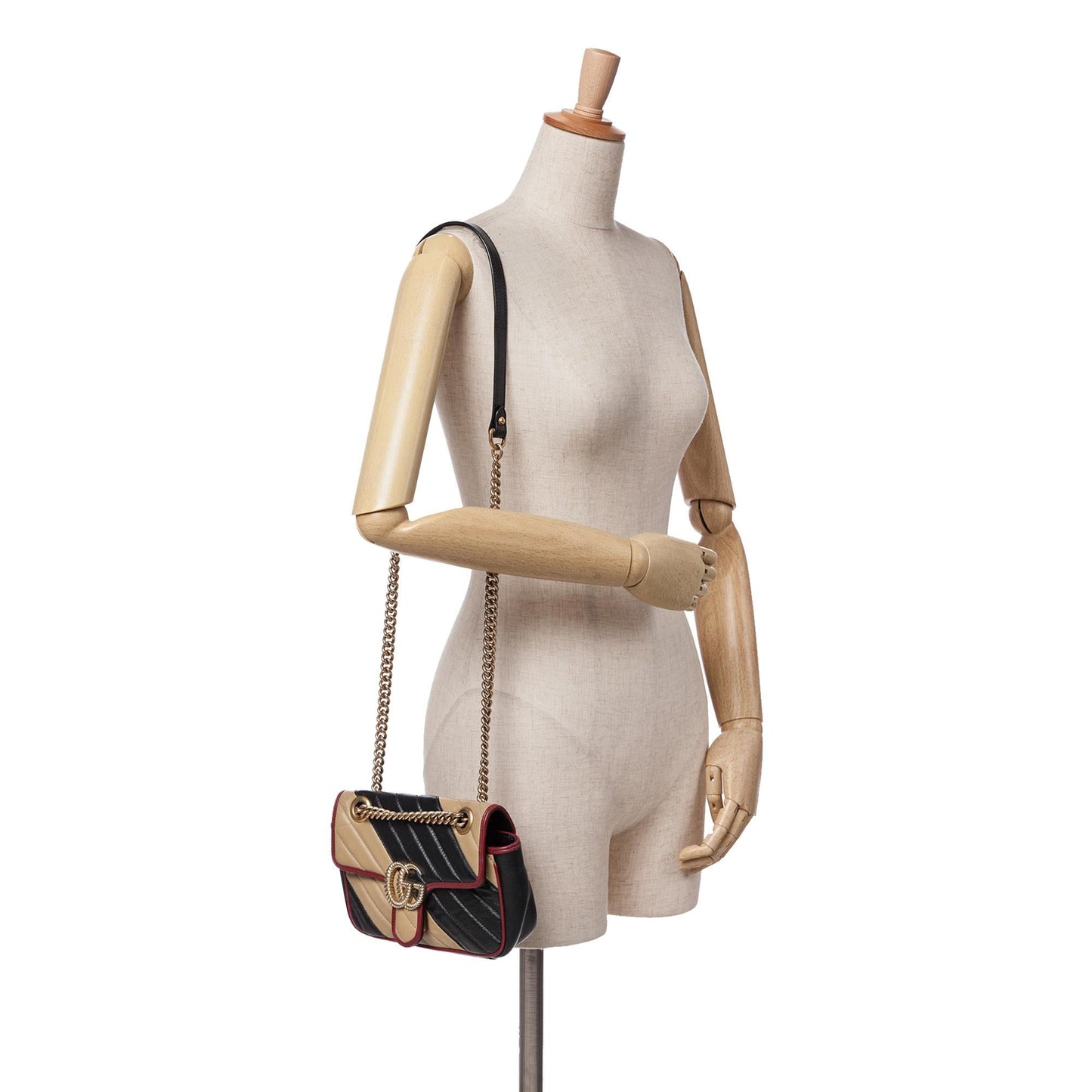 Gucci Mini GG Marmont Matelasse Leather Torchon Flap Crossbody