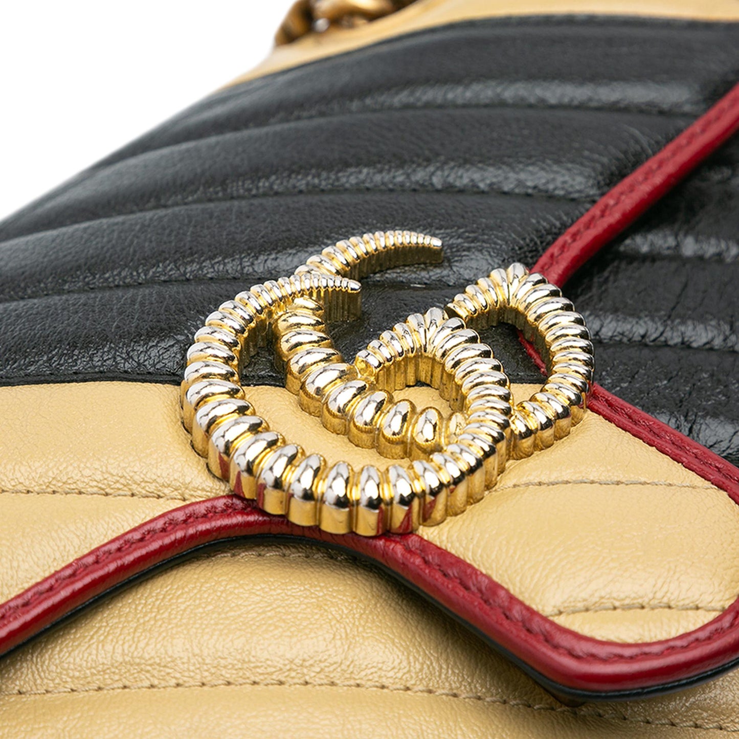 Gucci Mini GG Marmont Matelasse Leather Torchon Flap Crossbody