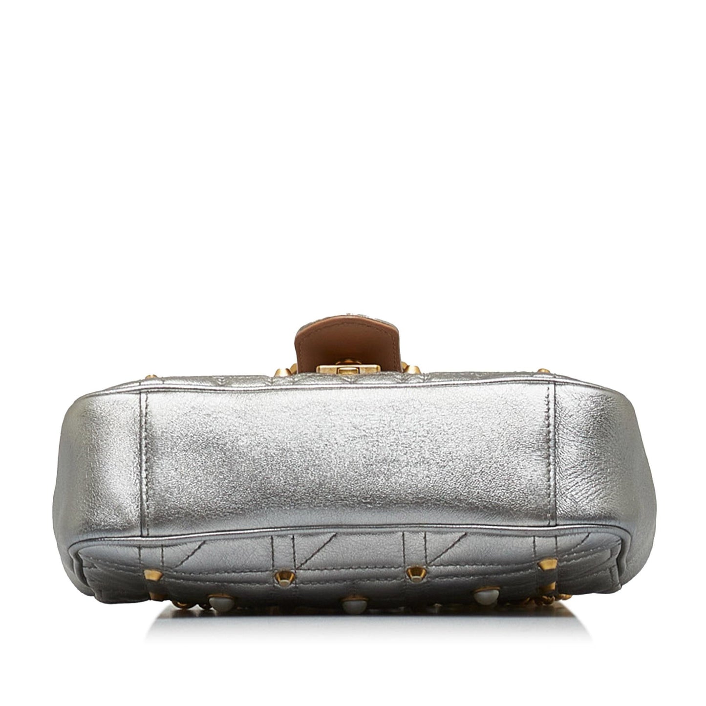 Gucci Mini GG Marmont Matelasse Pearl Crossbody Bag (SHG-NtkRNe)