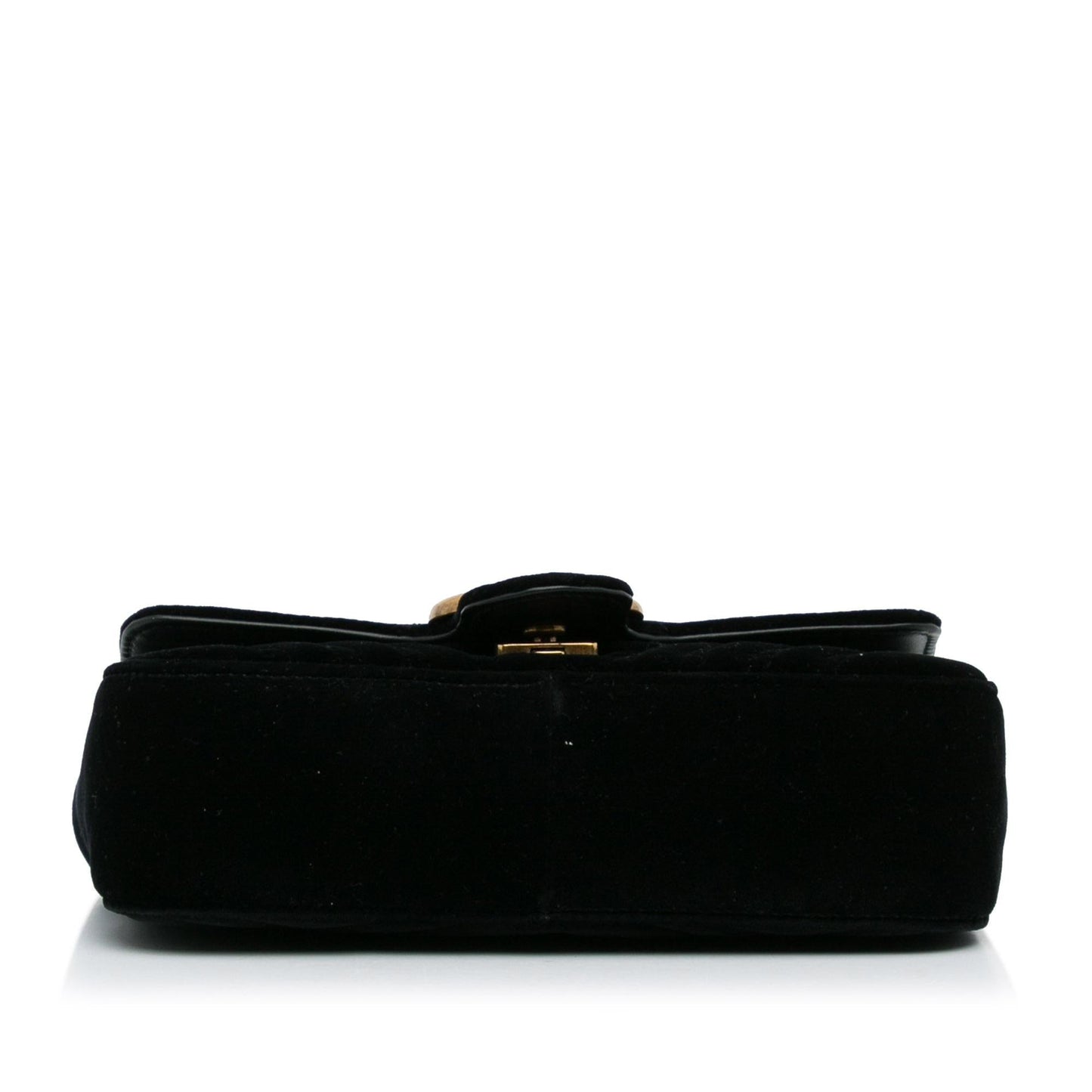 Gucci Mini GG Marmont Matelasse Velvet Crossbody (SHG-uTjykr)