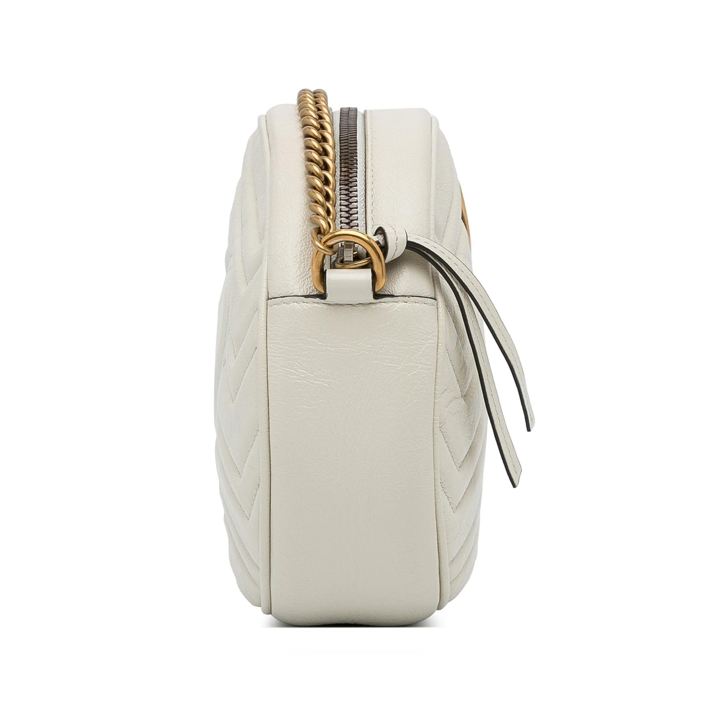 Gucci Mini GG Marmont Round Leather Crossbody Bag (SHG-Djif6j)