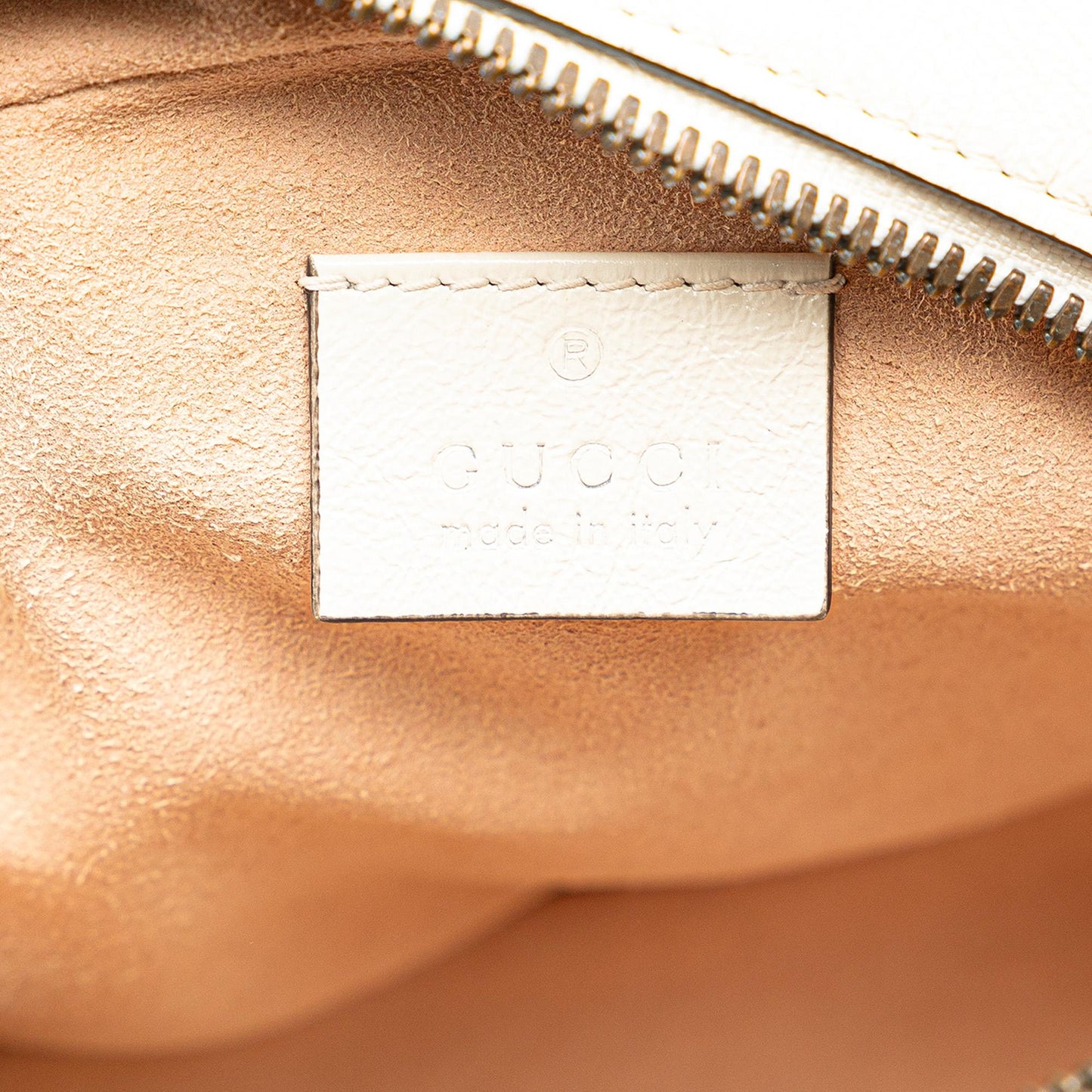 Gucci Mini GG Marmont Round Leather Crossbody