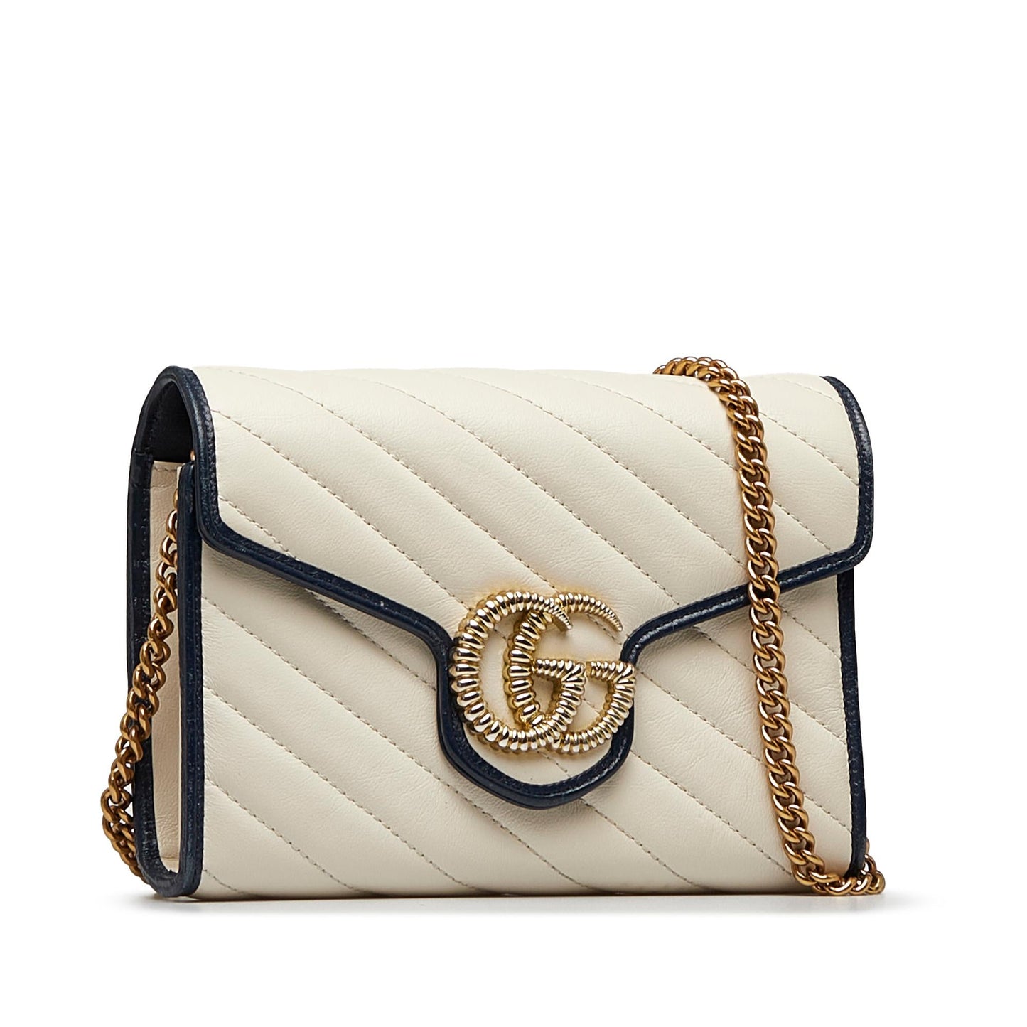 Gucci Mini GG Marmont Wallet on Chain (SHG-CNzPqQ)