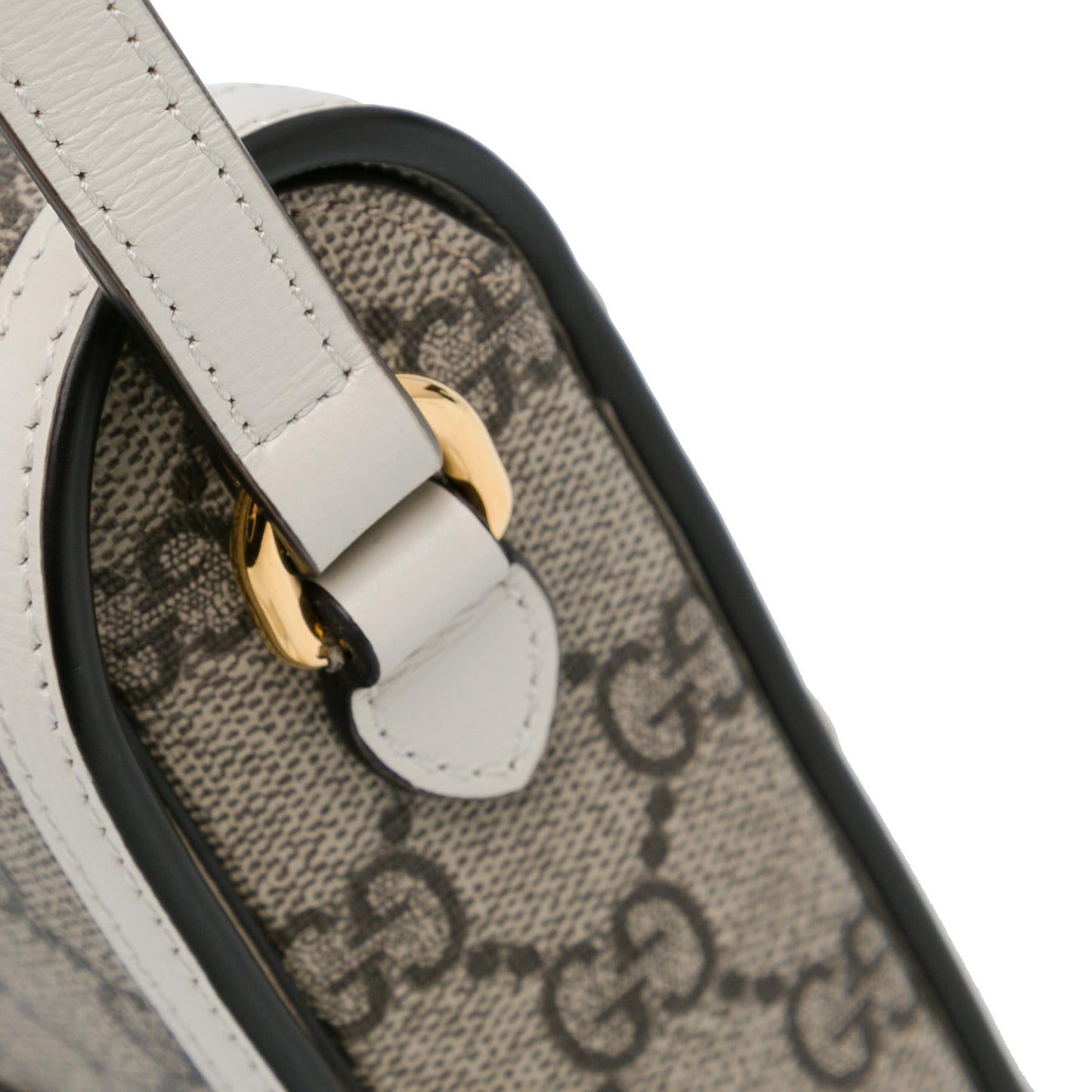 Gucci Mini GG Supreme Horsebit 1955 Crossbody Bag (SHG-aKOQUF)