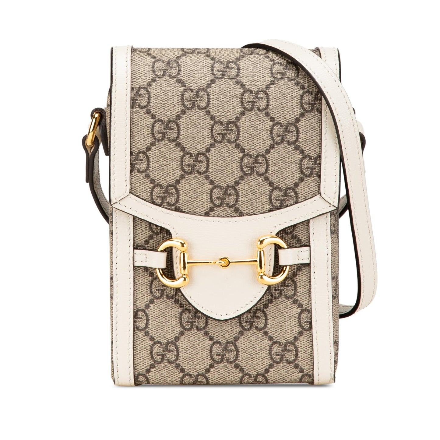 Gucci Mini GG Supreme Horsebit 1955 Crossbody Bag
