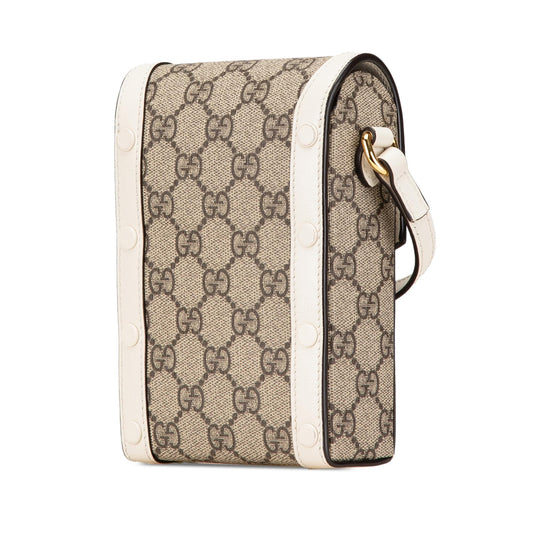 Gucci Mini GG Supreme Horsebit 1955 Crossbody Bag
