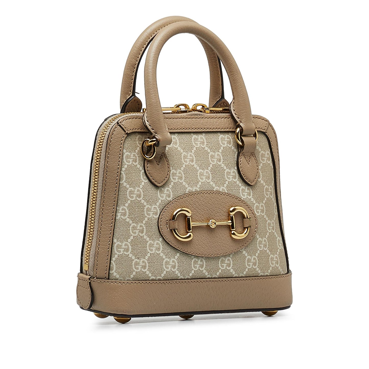 Gucci Mini GG Supreme Horsebit 1955 Satchel (SHG-zUVIp0)