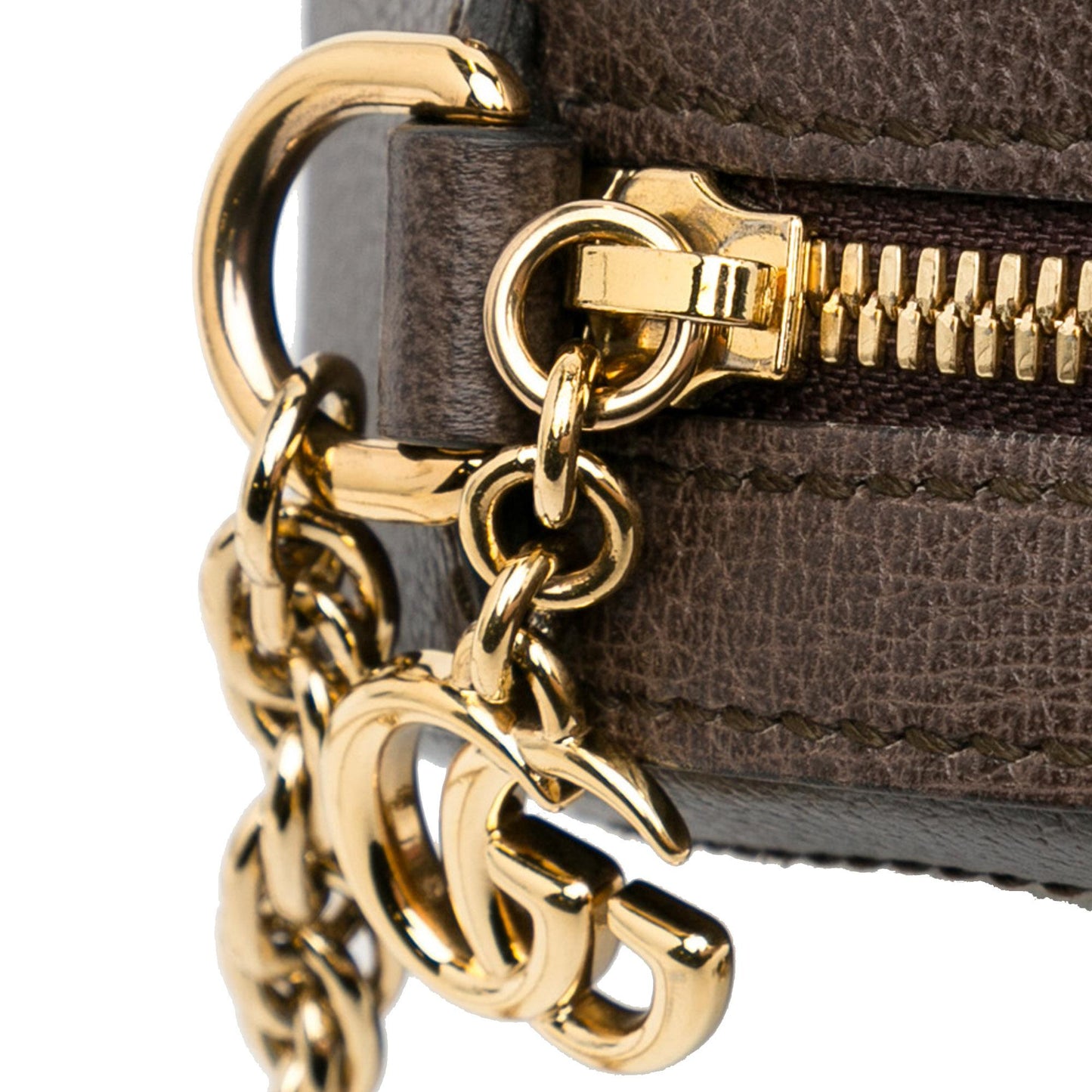 Gucci Mini GG Supreme Round Ophidia Crossbody (SHG-aFu3qu)