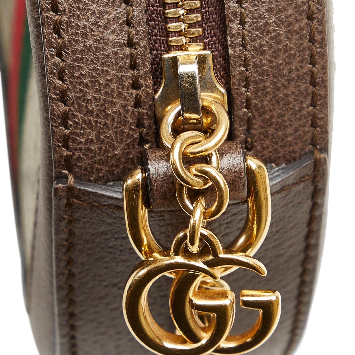 Gucci Mini GG Supreme Round Ophidia Crossbody (SHG-oKTNkt)