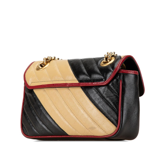 Gucci Mini Leather GG Marmont Torchon Crossbody