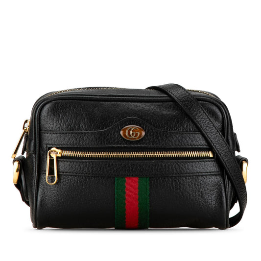 Gucci Mini Leather Ophidia Crossbody Bag (SHG-WLfYxn)