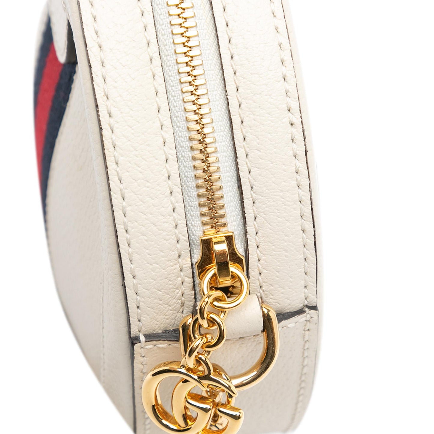 Gucci Mini Leather Ophidia Round Crossbody