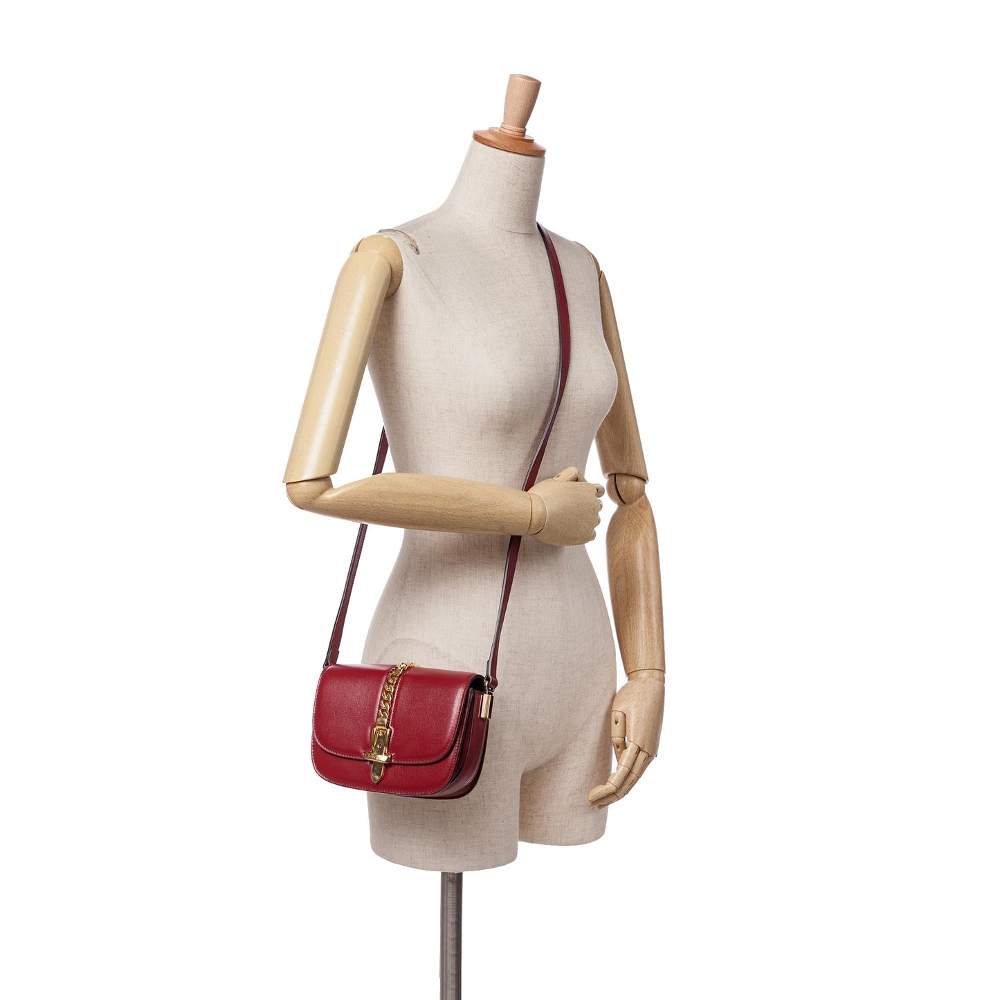Gucci Mini Leather Sylvie 1969 Crossbody