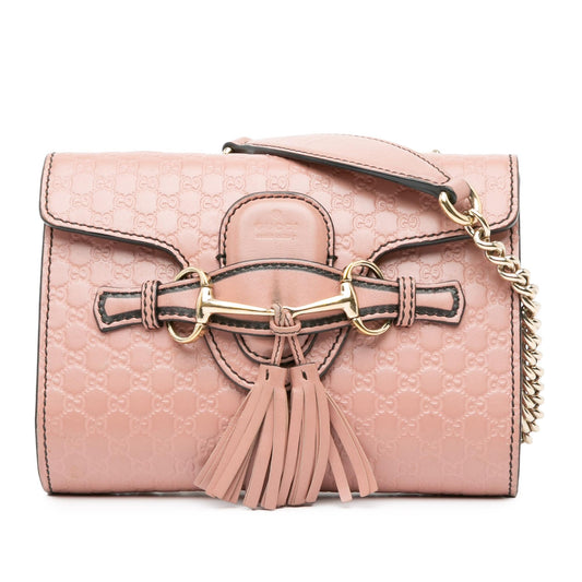 Gucci Mini Microguccissima Emily Crossbody Bag (SHG-KWTiRm)