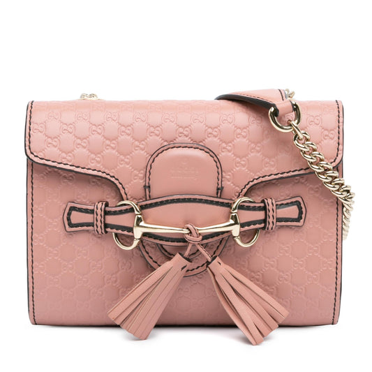 Gucci Mini Microguccissima Emily Crossbody Bag (SHG-Jq5O8d)