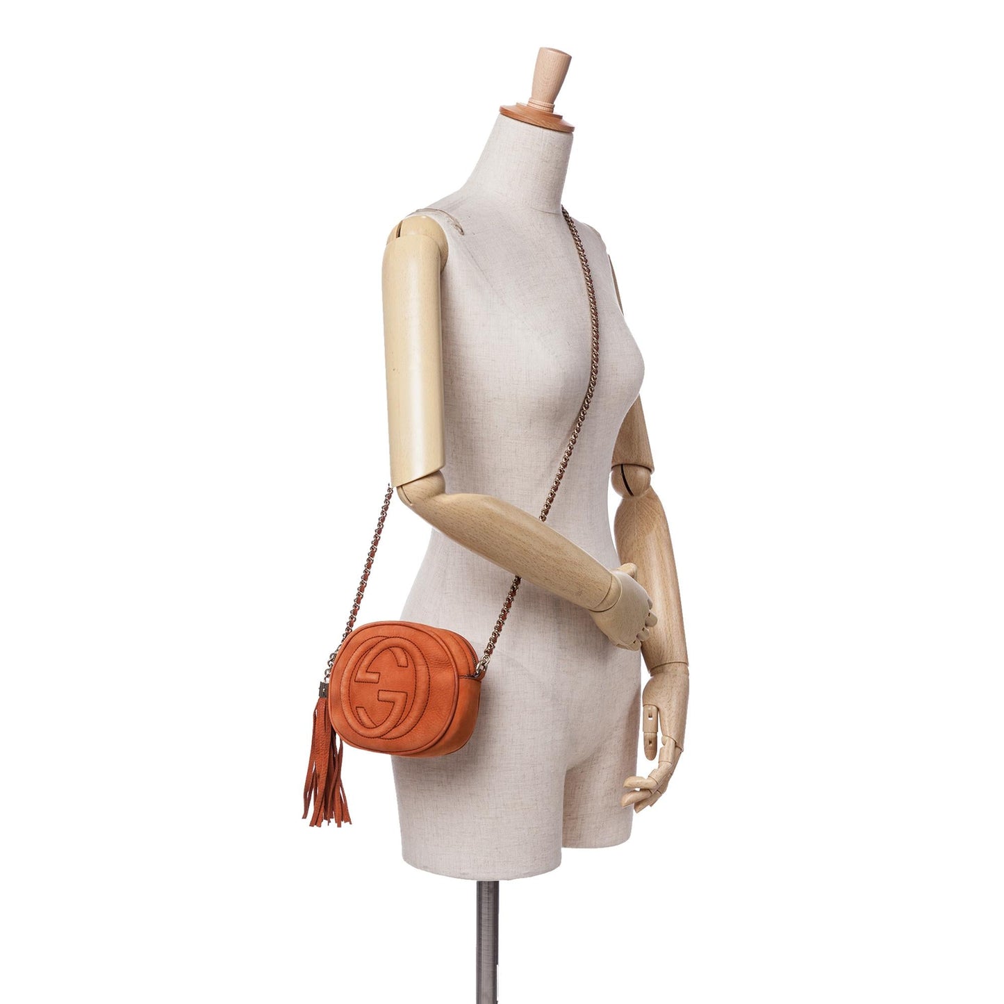 Gucci Mini Nubuck Soho Chain Crossbody
