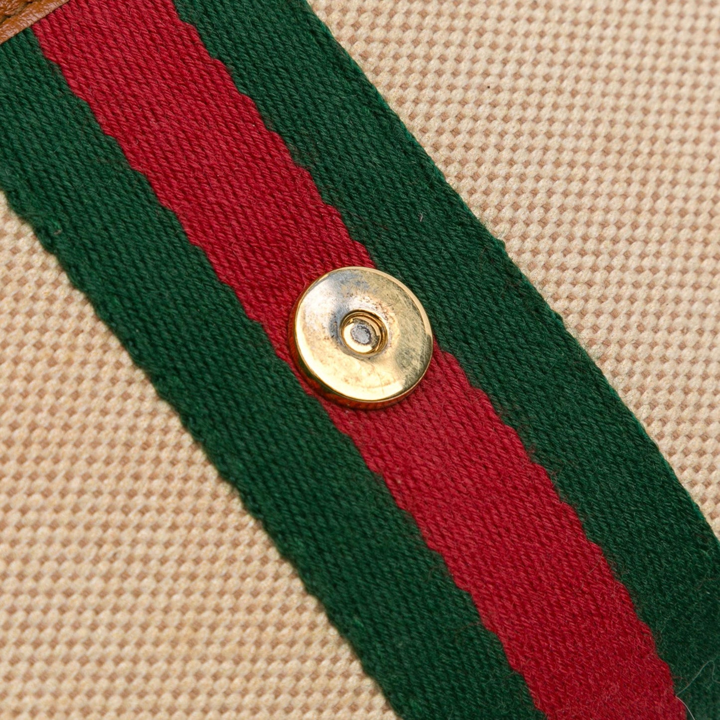 Gucci Mini Rajah Web Chain Canvas Crossbody Bag
