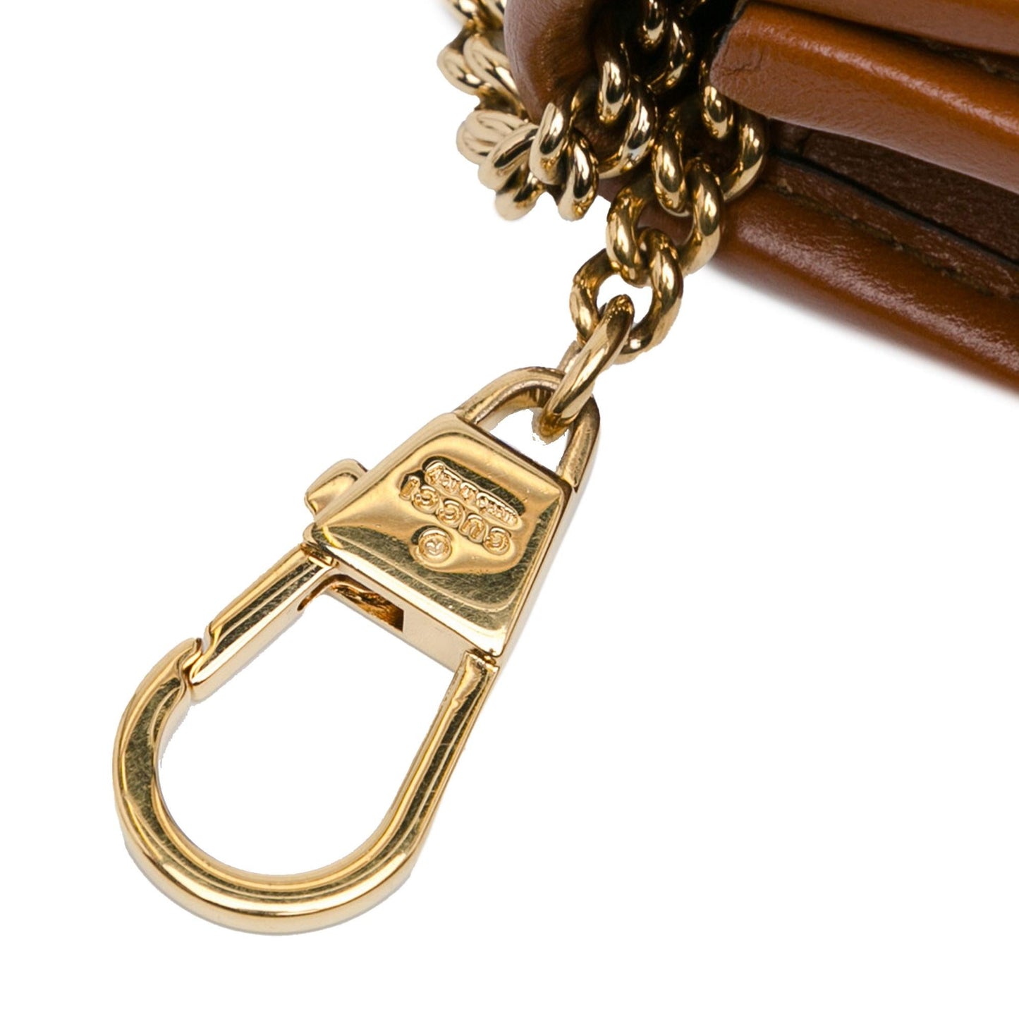 Gucci Mini Rajah Web Chain Canvas Crossbody Bag