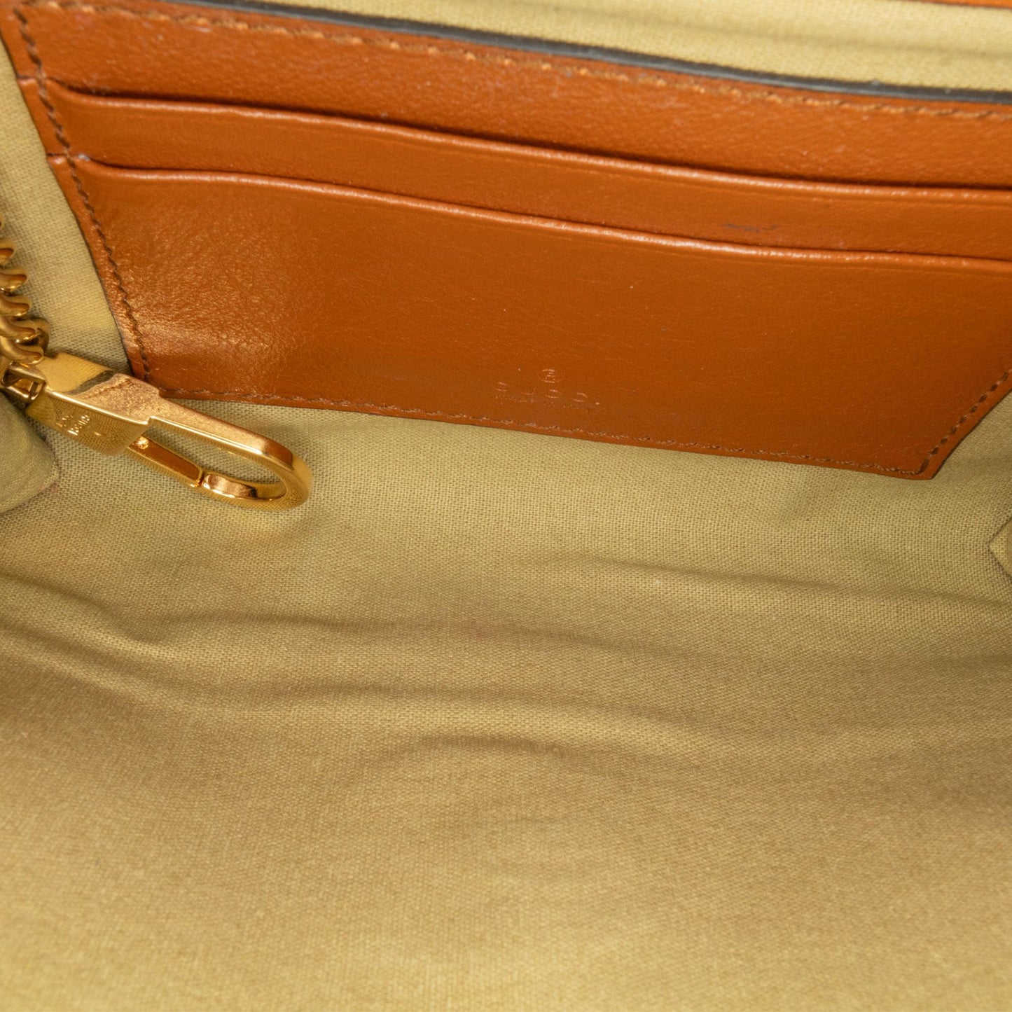 Gucci Mini Rajah Web Chain Canvas Crossbody Bag