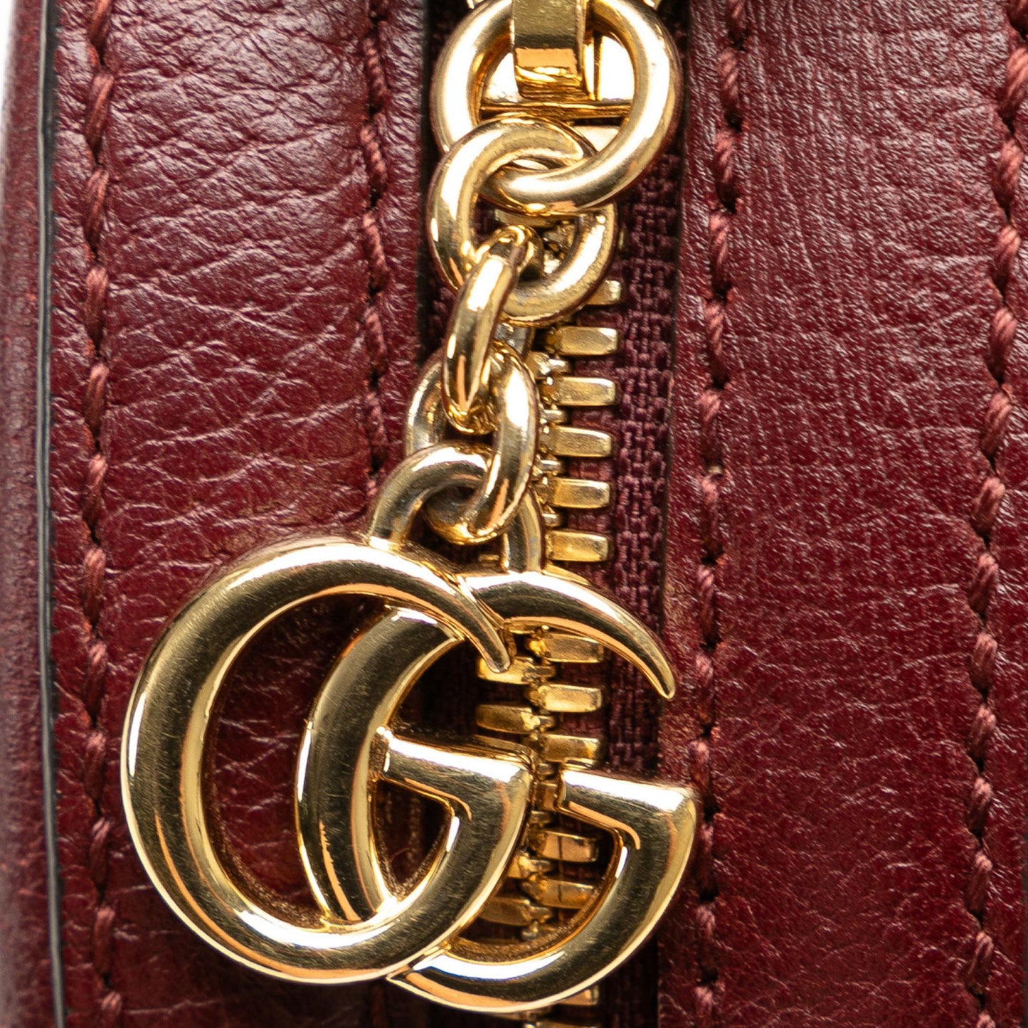 Gucci Mini Round Ophidia Leather Crossbody Bag (SHG-X9STIA)