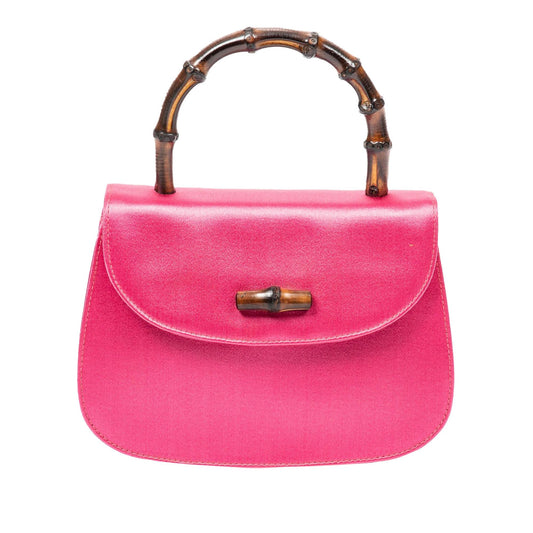 Gucci Mini Satin Bamboo Night (SHG-gJ0Jsi)