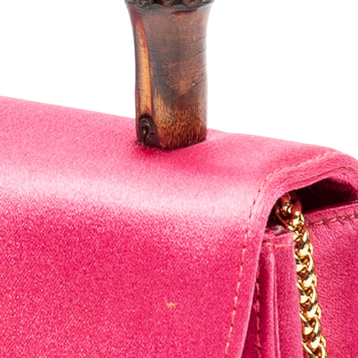 Gucci Mini Satin Bamboo Night (SHG-gJ0Jsi)