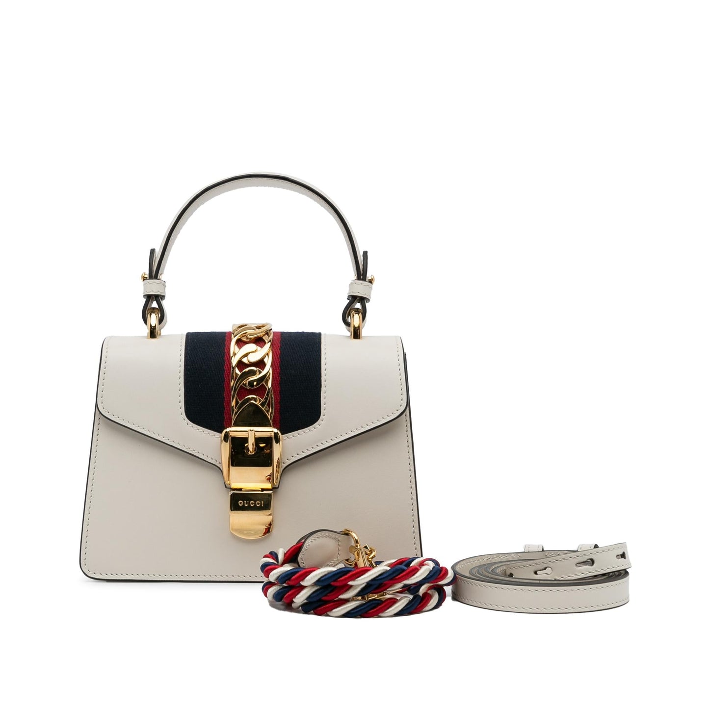 Gucci Mini Sylvie Satchel (SHG-qnxVA0)
