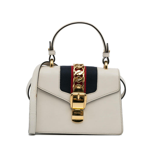 Gucci Mini Sylvie Satchel (SHG-fpc7UW)
