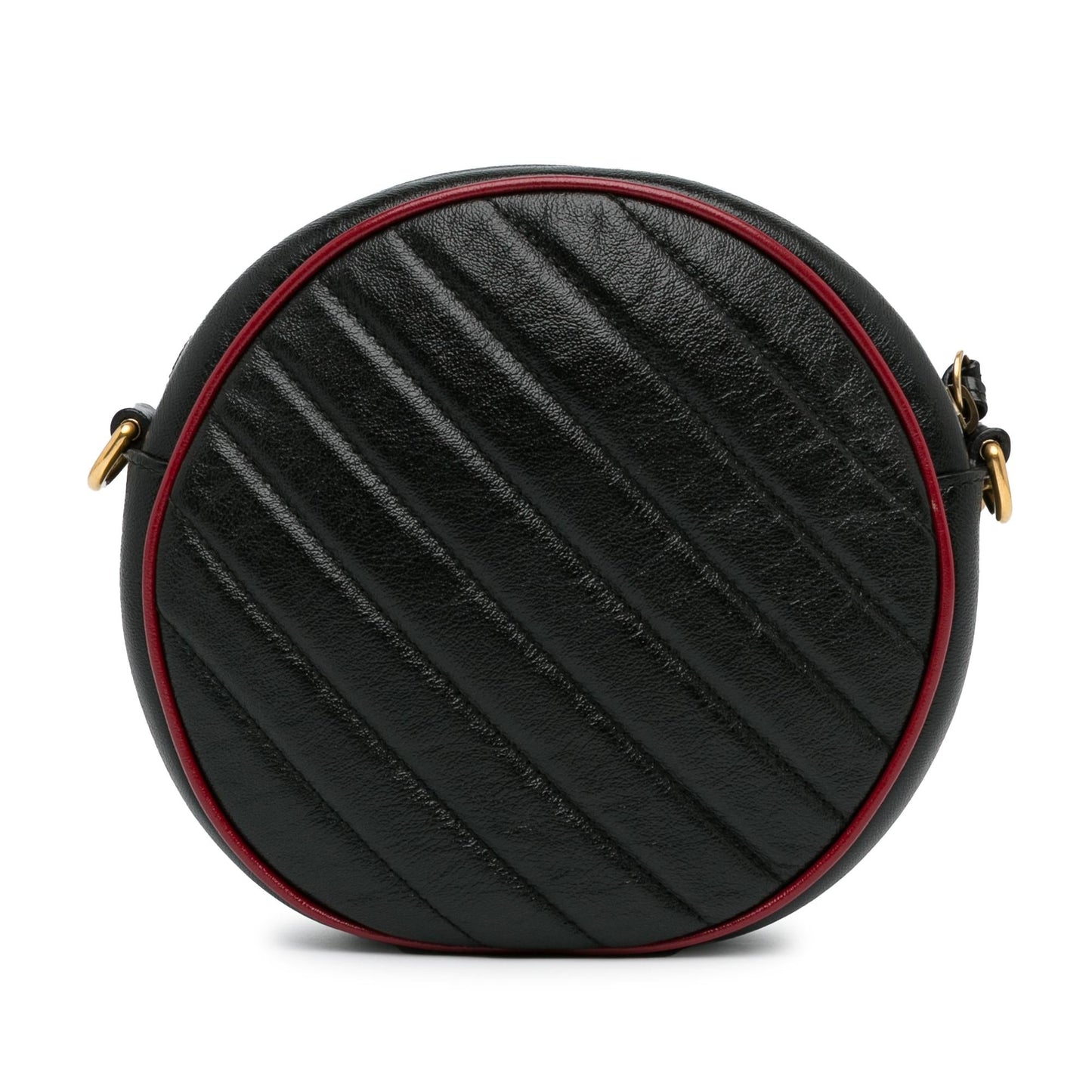 Gucci Mini Torchon GG Marmont Round Crossbody Bag (SHG-cxRkwZ)