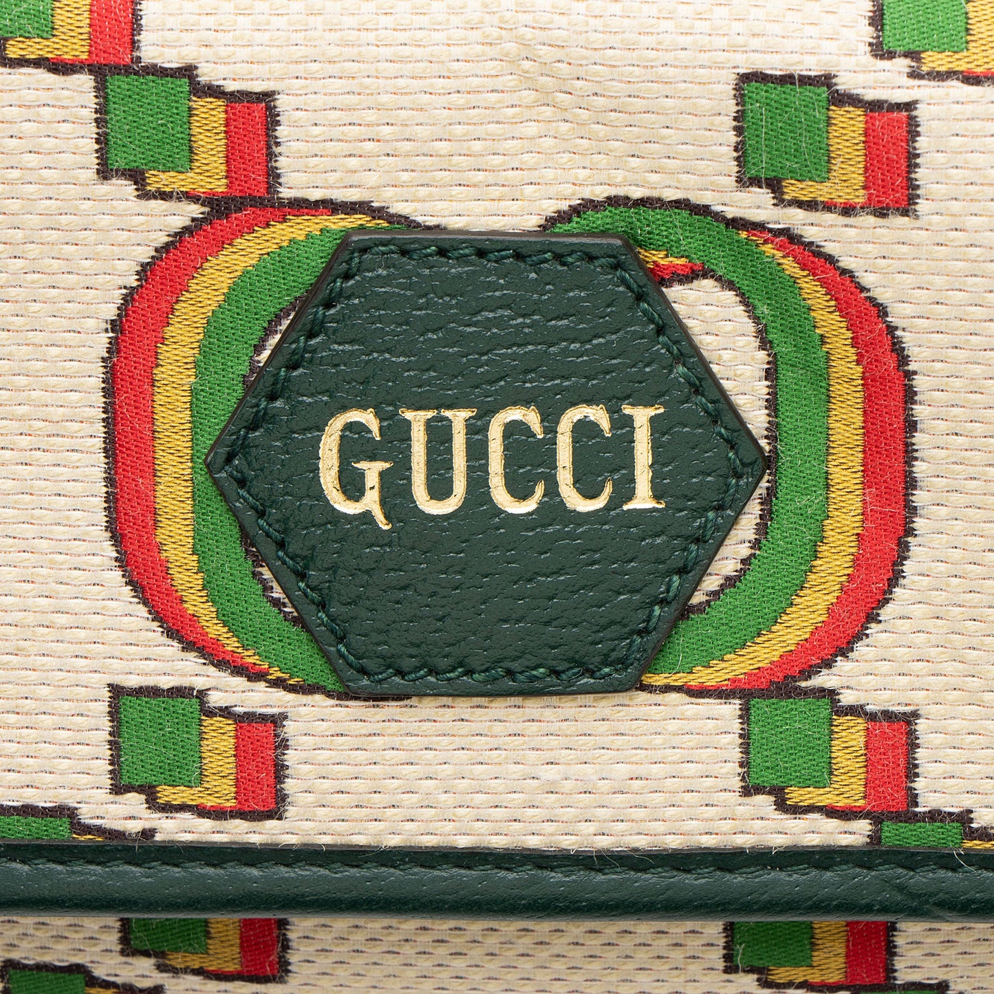 Gucci Jumbo GG Canvas Embroidered Floral Belt Bag