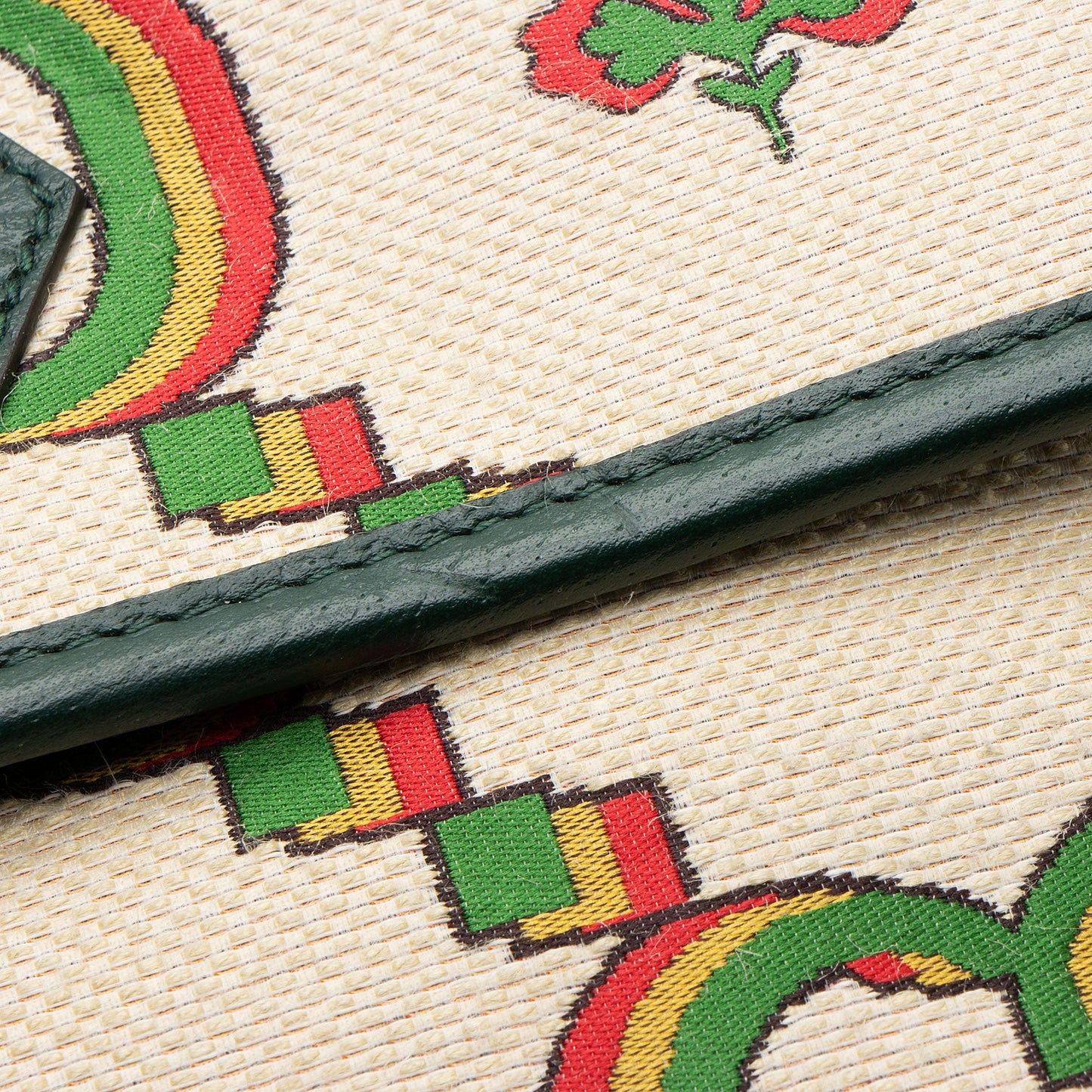 Gucci Jumbo GG Canvas Embroidered Floral Belt Bag
