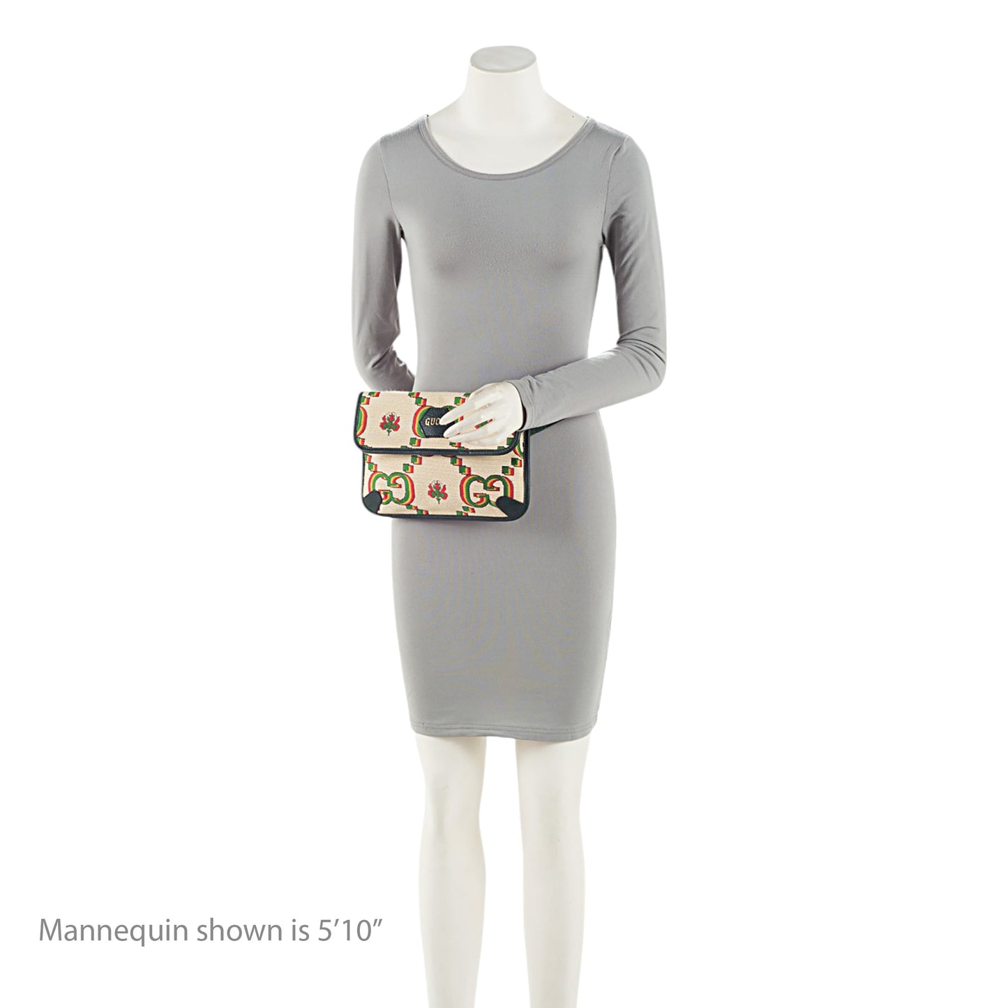 Gucci Jumbo GG Canvas Embroidered Floral Belt Bag