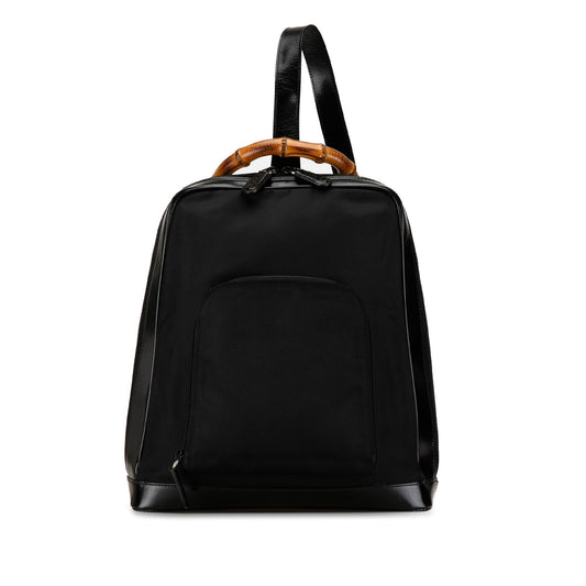 Gucci Nylon Bamboo Sling Backpack (SHG-IELGv1)