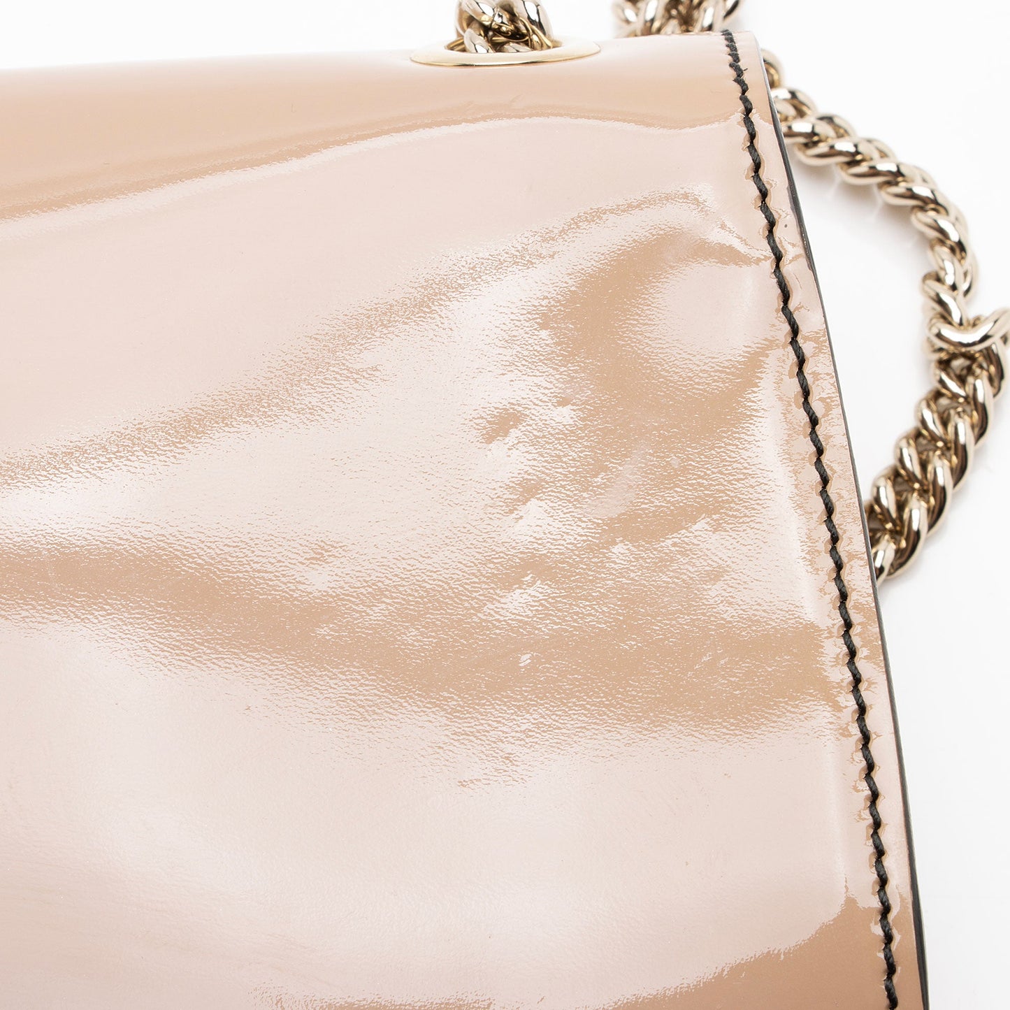Gucci Patent Leather Emily Shoulder Bag (SHF-FaCHlt)