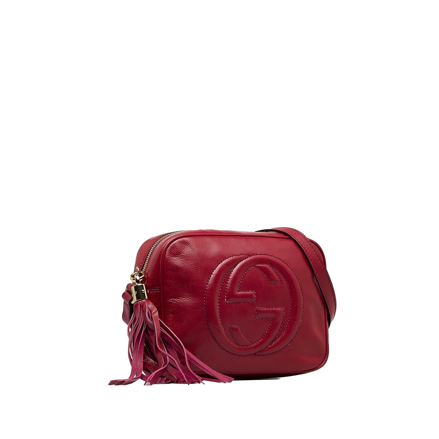 Gucci Patent Soho Disco Crossbody Bag (SHG-NjcUh1)