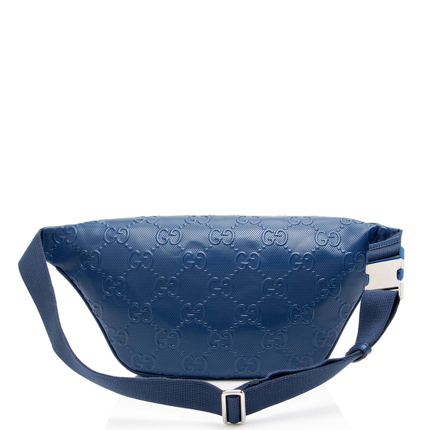 Gucci GG Perforated Embossed Leather Pocket Belt Bag